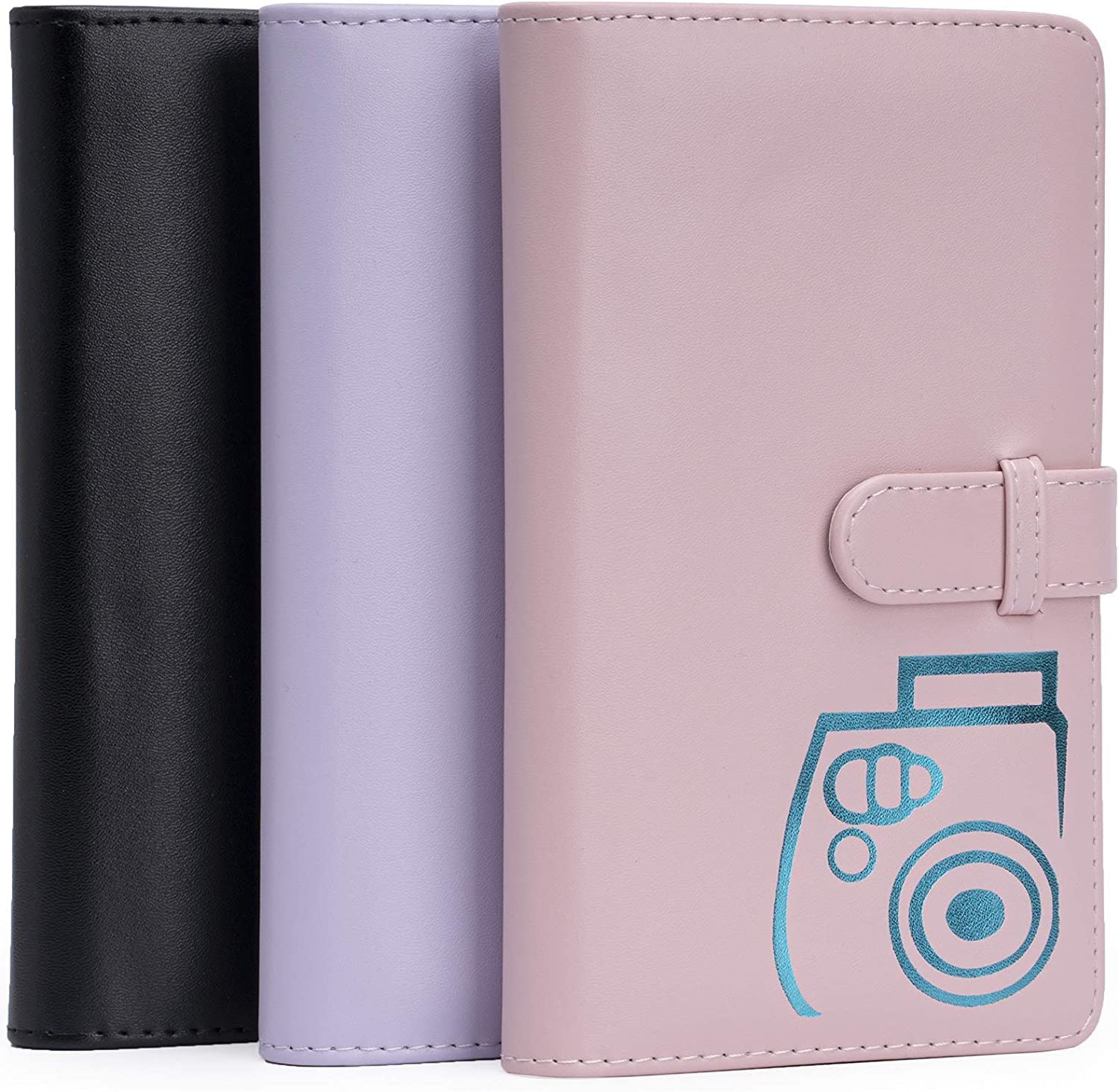 Wallet Photo Album 2x3 Compatible with Fujifilm Instax Mini 11 9 8 70 90 7S Instant Camera Film, Polaroid Album, Instax Photo Album 64 Pictures