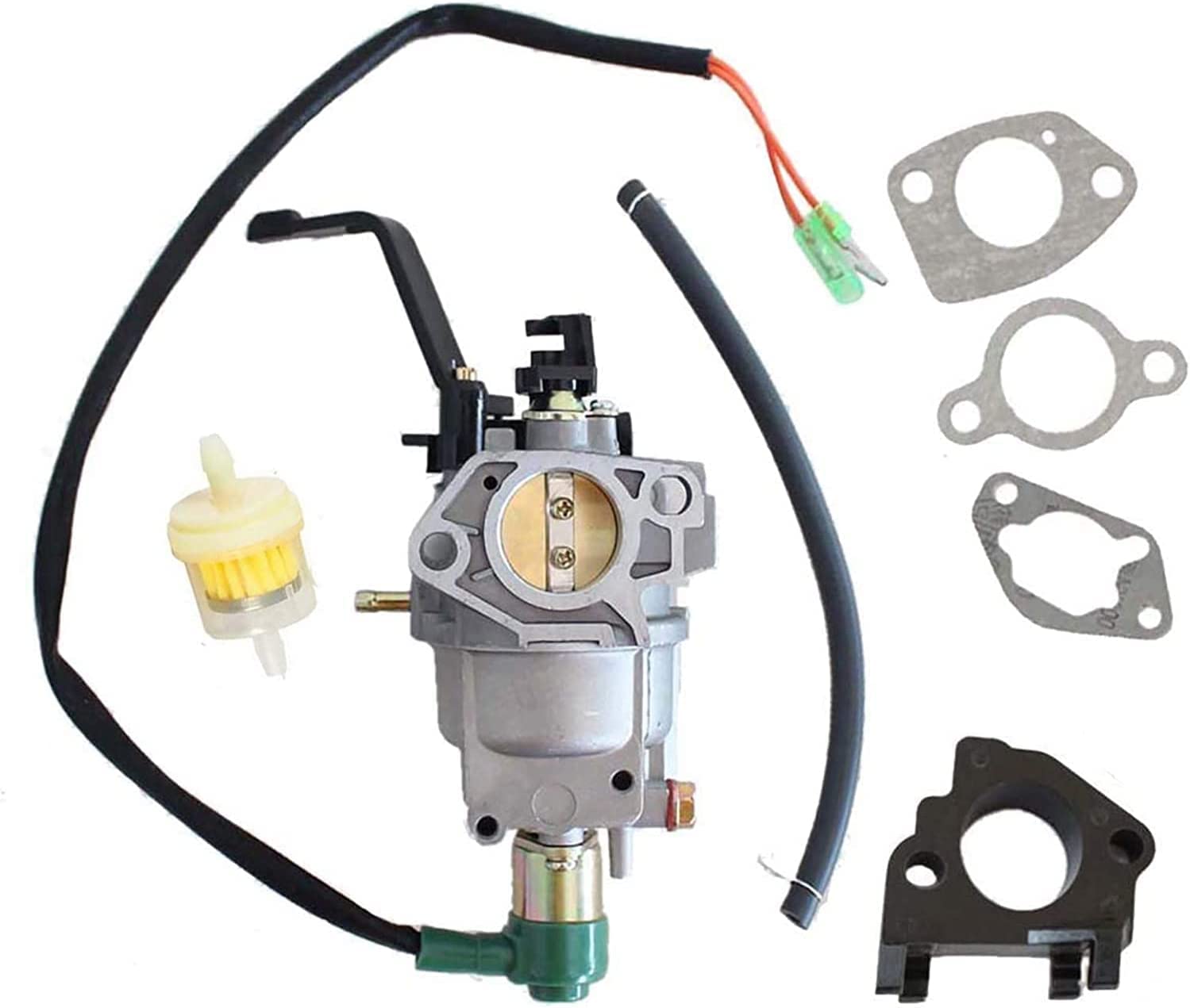 HQParts Carburetor for DeWALT DXGNR7000 DG7000B DG7000BC 13HP 420CC 6550 7000 Watt Generator Manual Chock