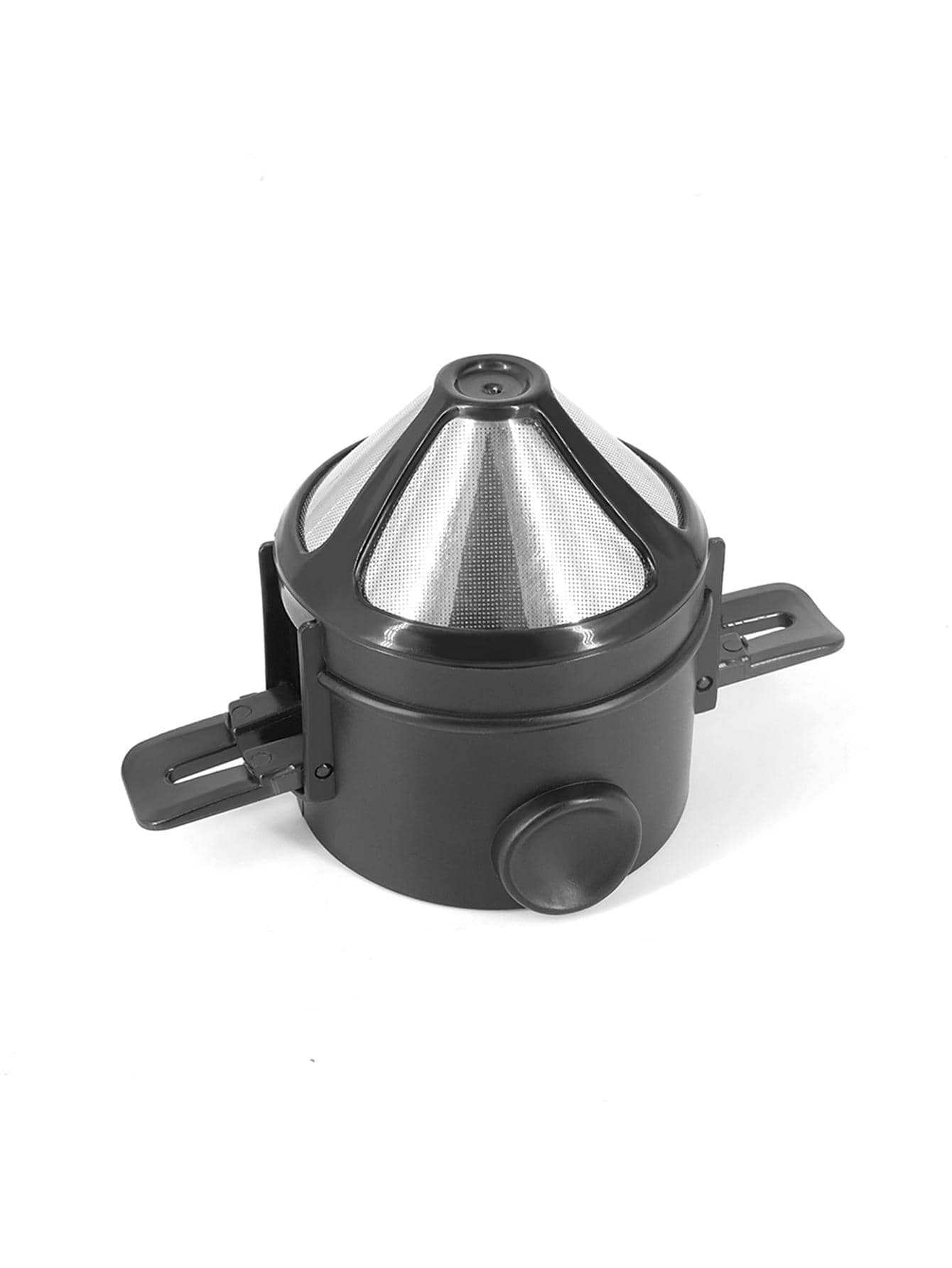 Pour Over Coffee Maker Reusable Coffee Filter Portable Stainless Steel Coffee Dripper Mini Collapsible Paperless Single Serve Coffee Cone Coffee Filter