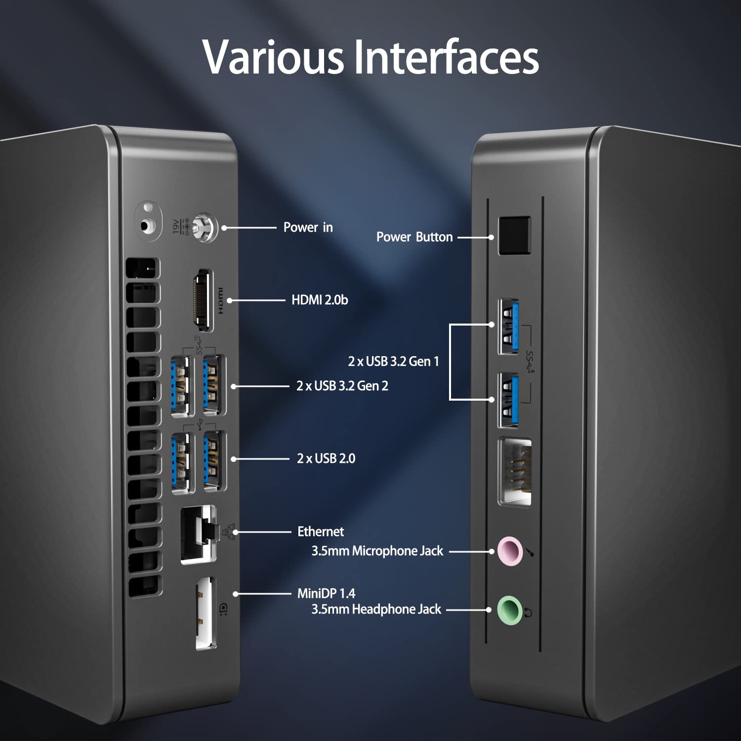 Intel NUC 11 Mini PC with Quad-Core Celeron N5105, Versatile Mini Computers 8GB DDR4 RAM & 256GB SSD - Support HDMI Dual 4K UHD/Bluetooth v5.2/Windows 11 Pro preinstalled（NUC11ATKC4）