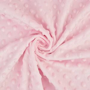 American Baby Company Heavenly Soft Chenille Security Blanket, 2-Layer Design with Minky Dot & Silky Satin, Pink, 14" x 14" for Boys and Girls