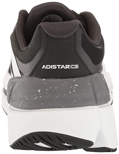 adidas Women's Adistar CS Running Shoe, Black/White/Carbon, 8.5