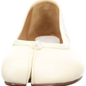 Maison Margiela S58WZ0042-P3753 Tabi Women's Ballet Shoes, White, US Men's Size 5.5 (23.5 cm)