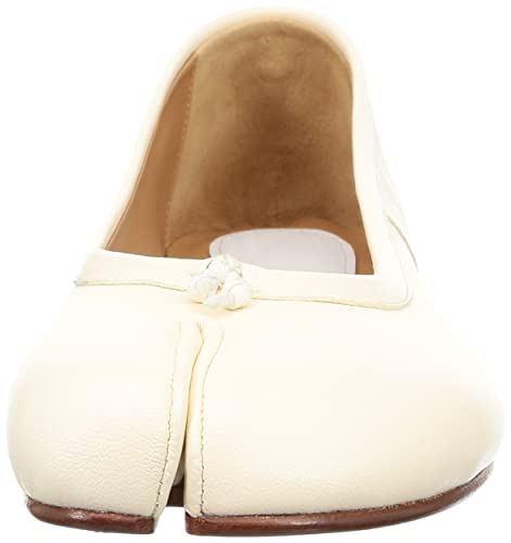 Maison Margiela S58WZ0042-P3753 Tabi Women's Ballet Shoes, White, US Men's Size 5.5 (23.5 cm)