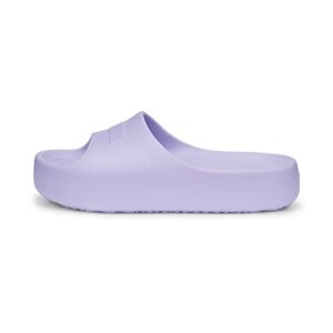 puma women's shibusa slide sandal, vivid violet-vivid violet, 6