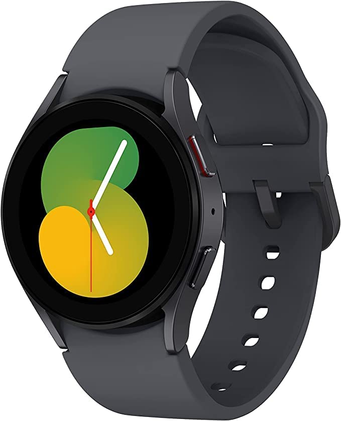 SAMSUNG Galaxy Watch 5 [2022] Latin Specs (40mm) Bluetooth Aluminum Case BioActive Sensor Sleep Tracking Heart (40mm, Gray/Graphite + 15W Wall Charger)