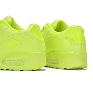 Cape Robbin Skywalker Sneakers for Women, Wedge Fashion Sneaker Shoes for Women with Chunky Block Heels,Lime,9