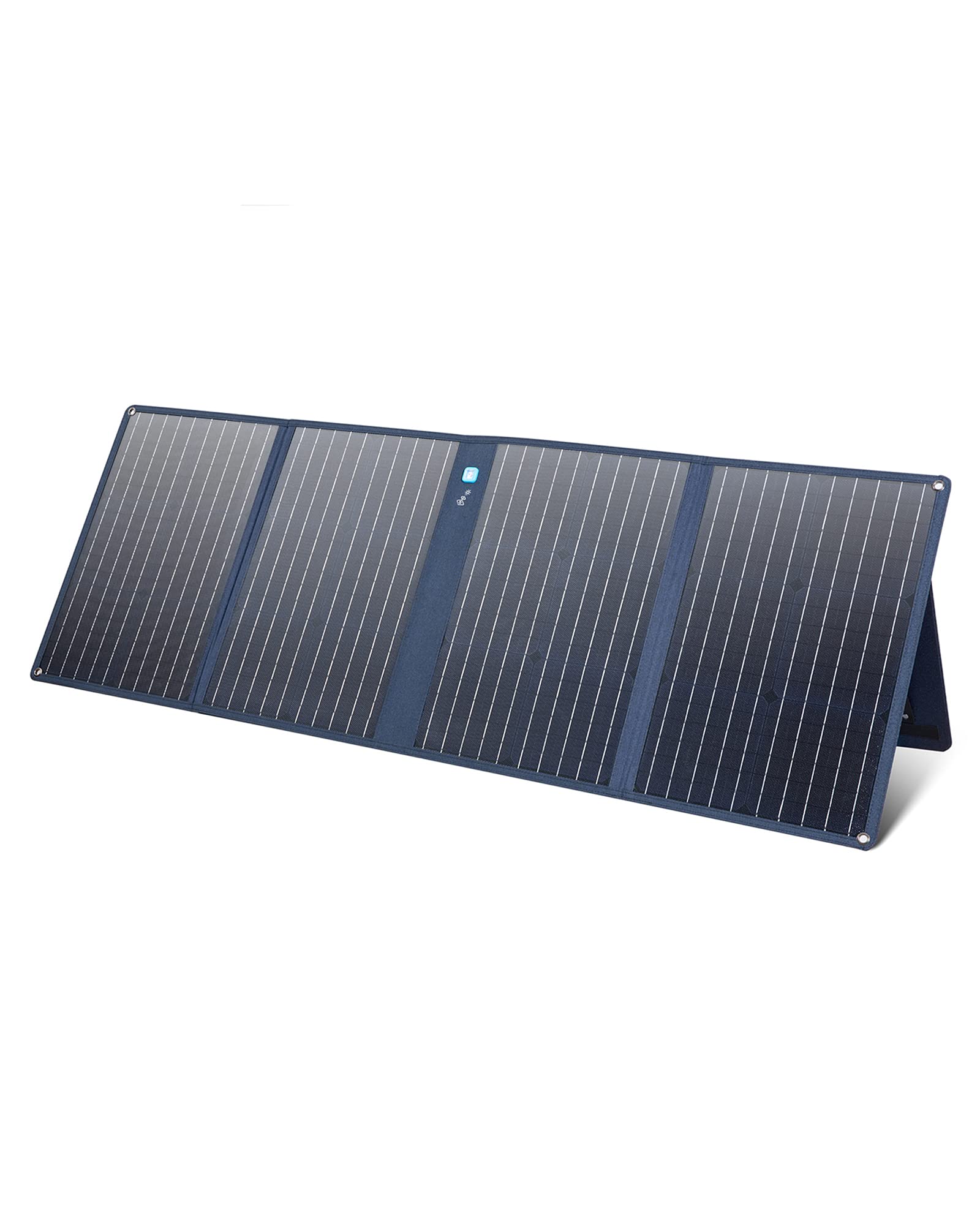 Anker 625 Solar Panel with Adjustable Kickstand, 100W Portable Solar Generator, Compatible with Powerhouse 256Wh, 512Wh, and 1229Wh (Sold Separately), for Camping, Hiking, Blackouts (Renewed)