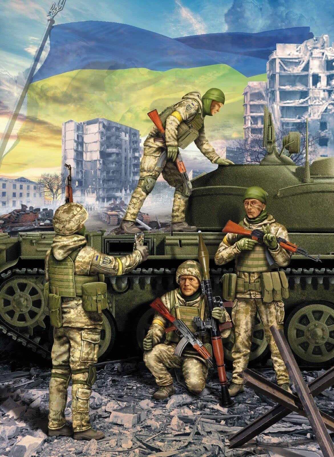 Master Box 35223 1/35 Defence of Kyiv March 2022 Trophy #1