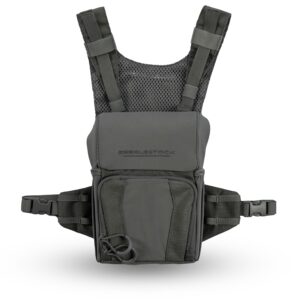 eberlestock recon modular bino pack - advanced binocular harness system with customizable attachments - gray - small