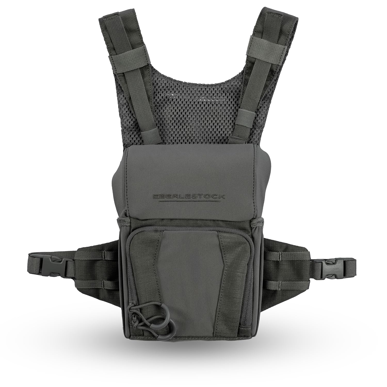 Eberlestock Recon Modular Bino Pack - Advanced Binocular Harness System with Customizable Attachments - Gray - Small