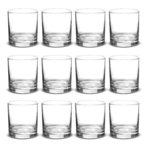 DISCOUNT PROMOS Lexington Rocks Whiskey Glass 10.5 oz, Set of 12, Bulk Pack - Perfect for Scotch, Bourbon, Whiskey, Cocktail - Clear