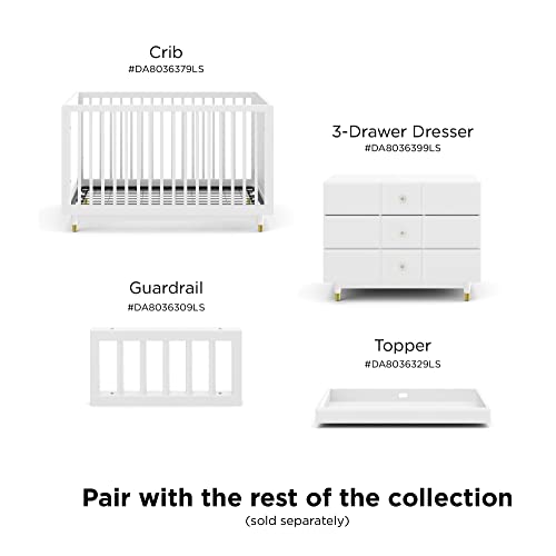 Little Seeds Aviary Changing Dresser Topper, White