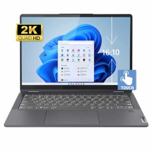 Lenovo Newest Flex 5 14" 2-in-1 Touchscreen Laptop - AMD Ryzen 7 5700U - 16:10 2K QHD (2240 x 1400) 100% sRGB Display - Type-C - Fingerprint - Wi-Fi 6 – Win 11- w/HDMI (16GB RAM | 512GB PCIe SSD)