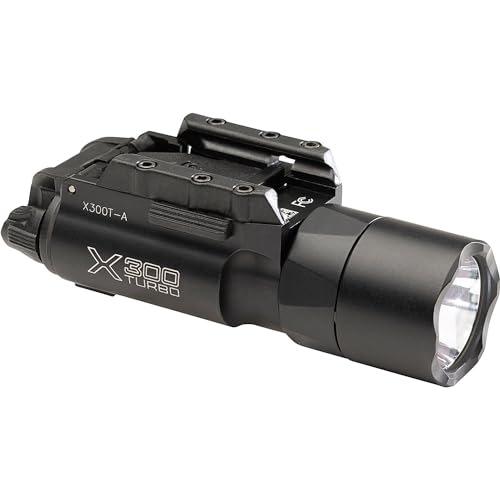 SureFire X300T-A Turbo High-Candela LED Handgun WeaponLight, Black