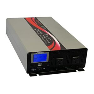 KRXNY 4000W Pure Sine Wave Off Grid Power Inverter 48V DC to 120V AC with USB Port LCD Display 60HZ