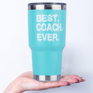 MEANT2TOBE Best Coach Ever Gifts, Best Coach, Best Coach Ever, Best Coach Ever Cup(Mint) Bundle with Coach Gifts, Best Coach Ever, Coach Keychain, Best Coach Gifts (Black)