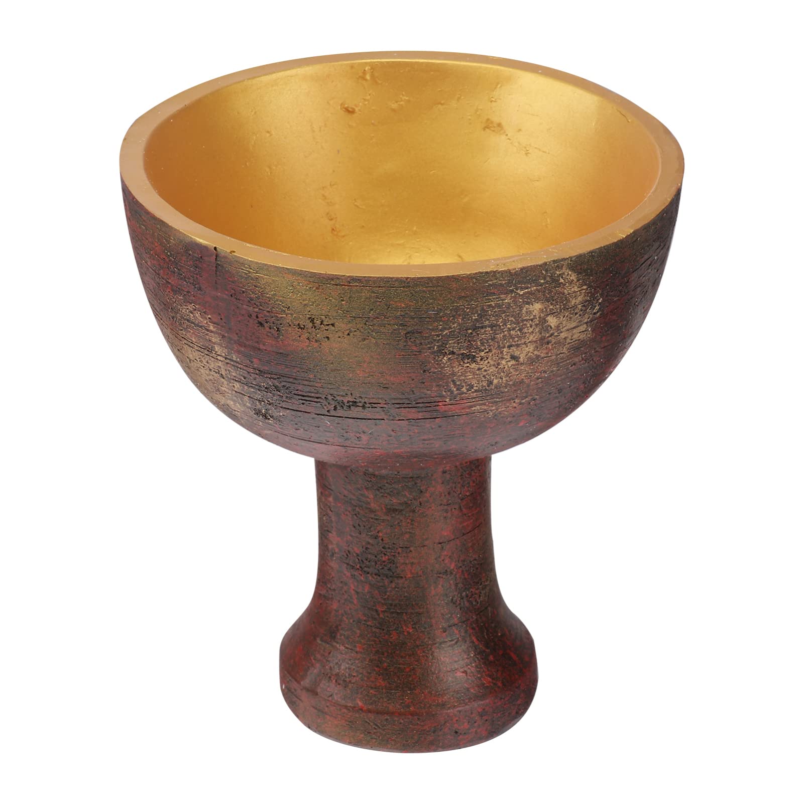 Zerodeko Holy Cup The Last Crusade Cup Christ Chalice Crafts Resin Replicas Props Collectible Decorative Ornaments for Halloween Cosplay Costume Props