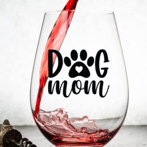 Dog Mom Gifts for Women - Funny Dog Mom Wine Glass & Coffee Mug for Mother’s Day, Christmas Gift, Best Friend Gift, Birthday’s, Grandma