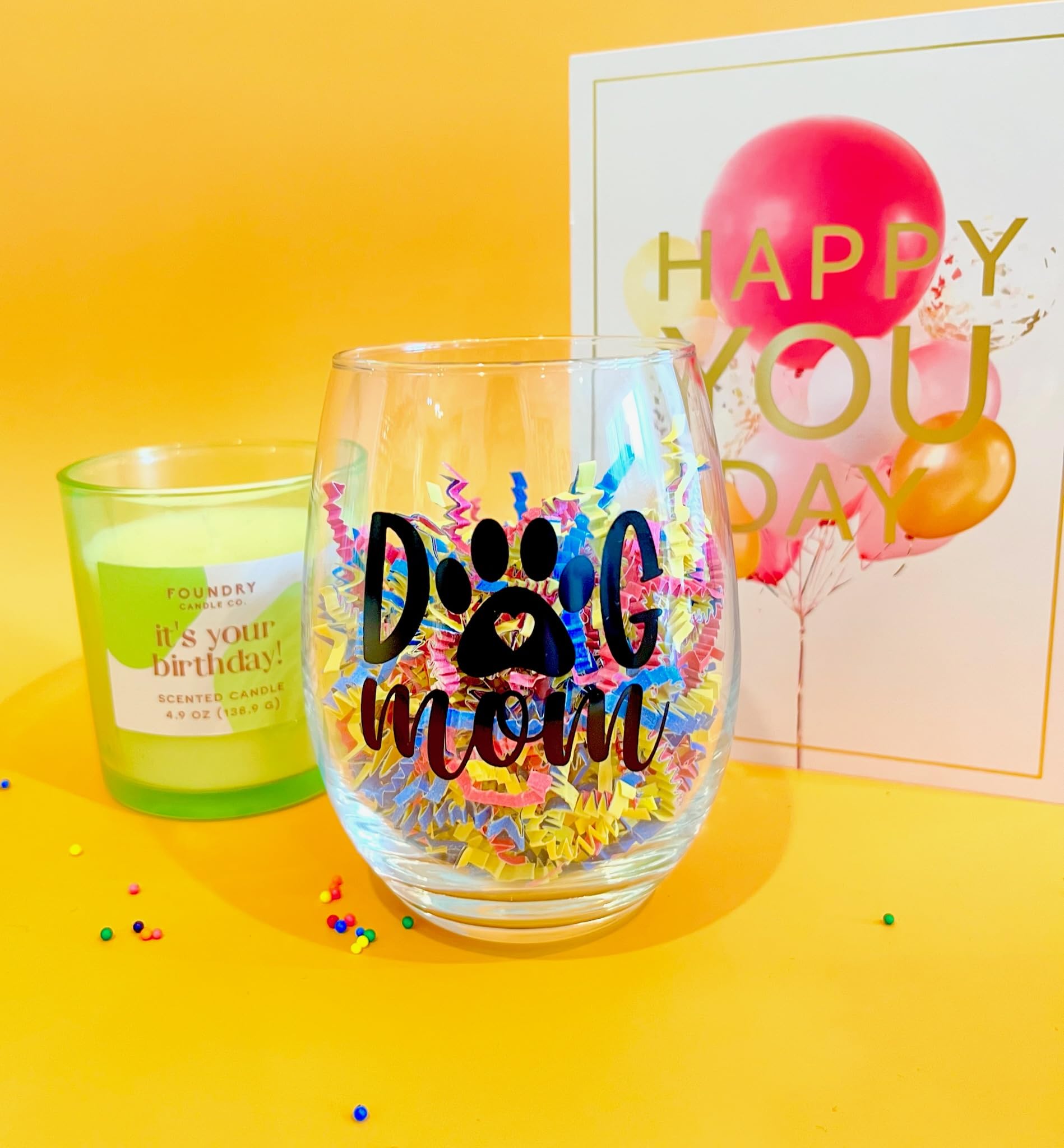 Dog Mom Gifts for Women - Funny Dog Mom Wine Glass & Coffee Mug for Mother’s Day, Christmas Gift, Best Friend Gift, Birthday’s, Grandma