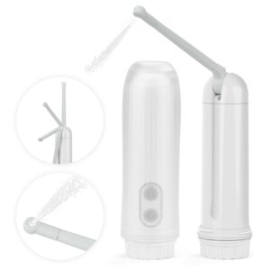 travel portable bidet - foldable handheld bidet sprayer, with h/l 2 electric modes, toilet paper substitutes, for personal hygiene cleaning/postpartum care/perineal & hemmoroid nursing