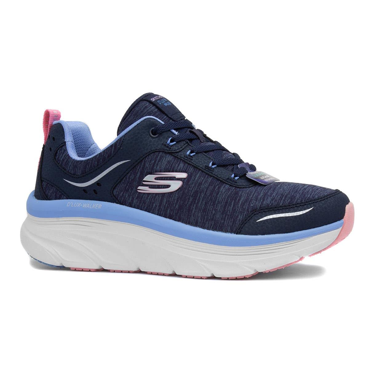 Skechers Women's Relaxed Fit: D'Lux Walker - Cool Groove - Navy - US 9