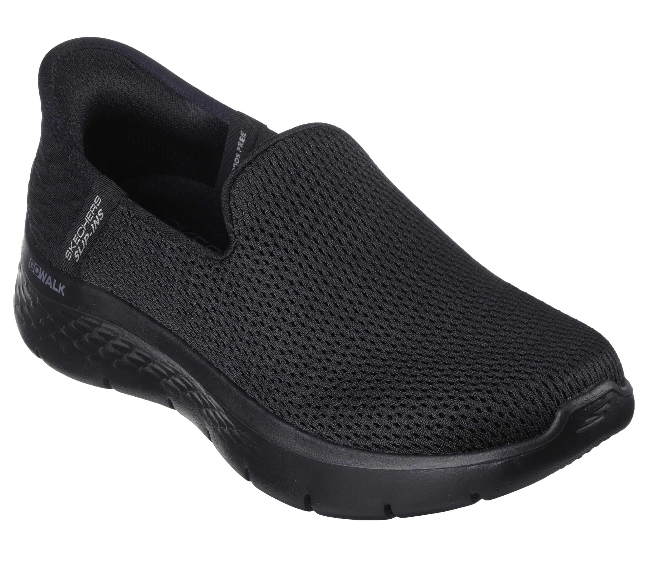 Skechers Women's Hands Free Slip-Ins Go Walk Flex-Relish Sneaker, Black, 8