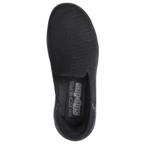 Skechers Women's Hands Free Slip-Ins Go Walk Flex-Relish Sneaker, Black, 8