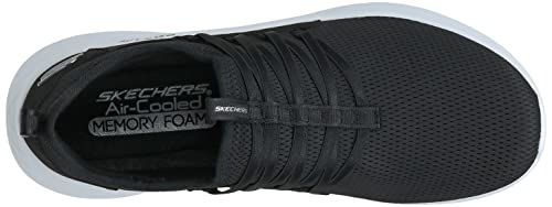 Skechers Women's Skech-Lite Pro Slip On Sneaker Black 7.5 Medium US