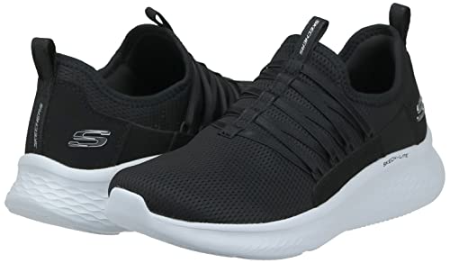 Skechers Women's Skech-Lite Pro Slip On Sneaker Black 7.5 Medium US