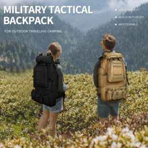 TianYaOutDoor Military Tactical Backpack Detachable Molle Bag Large capacity Rucksack Camping Hiking Backpack for Men Women