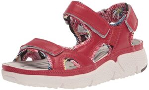 allrounder by mephisto women's its me sandal, red soft, 8