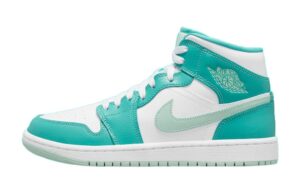 jordan womens wmns air jordan 1 mid dv2229 300 washed teal - size 11w