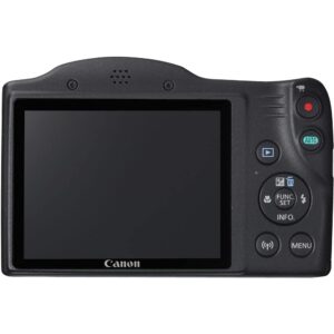 Canon PowerShot SX420 is Digital Camera (Black) (1068C001), 64GB Memory Card, Card Reader, Soft Bag, Flex Tripod, Hand Strap, Memory Wallet, Cleaning Kit (Renewed)