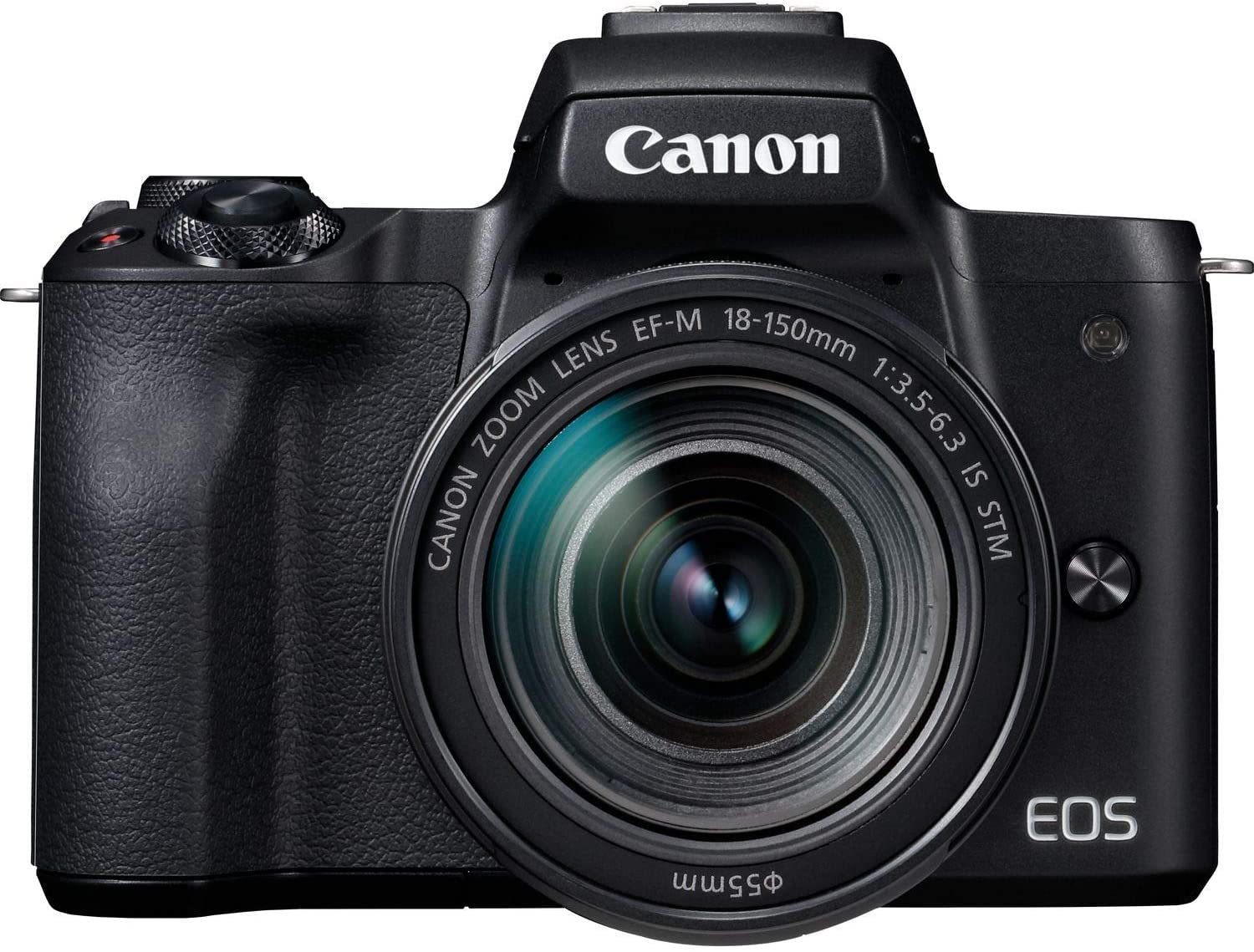 Canon EOS M50 Mark II Mirrorless Camera with EF-M 18-150mm is STM Lens (4728C001), 64GB Memory Card, Color Filter Kit, Filter Kit, 2 x LPE12 Battery, External Charger, Card Reader + More (Renewed)
