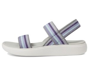 skechers women's 114400 sandal, purple multi, 8