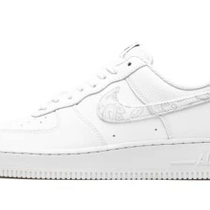 Nike Womens WMNS Air Force 1 Low DJ9942 100 White Paisley - Size 9W