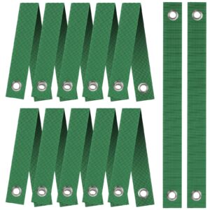 jevrench 12 pcs tree straps for staking, tree support straps for guying staking newly planted sapling straight and hurricane protection, heavy duty tree stake straps for straightening
