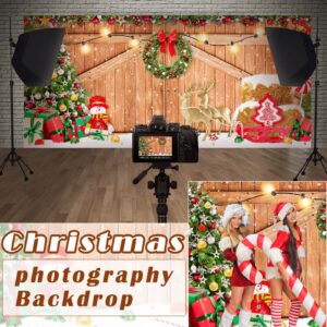 Christmas Garage Door Banner 6 x 13 ft Garage Door Christmas Decorations Large Christmas Backdrop Decoration Holiday Vinyl Cover Banner for Outdoor Indoor Home Nativity Xmas Wall Photo Background