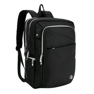 swissdigital design laptop backpack for women,college backpack with usb charging port,computer backpacks for work business platinum (katy rose sd1006f-01b)