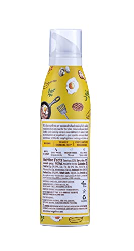 La Tourangelle, Non Stick Cooking Spray, Expeller Pressed Oil, Non Aerosol, For Neutral Flavor, Medium to High Heat, 5 Fl Oz