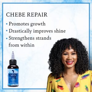 Camille Rose Black Castor Oil & Chebe Repair, Pure Hair Strengthening Oil for Shine, Growth & Strength, for all Hair Types, 2 fl oz