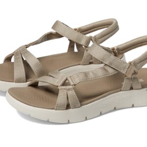 Skechers Women's GO Walk Flex Sandal-Sublime Sport, Taupe, 8