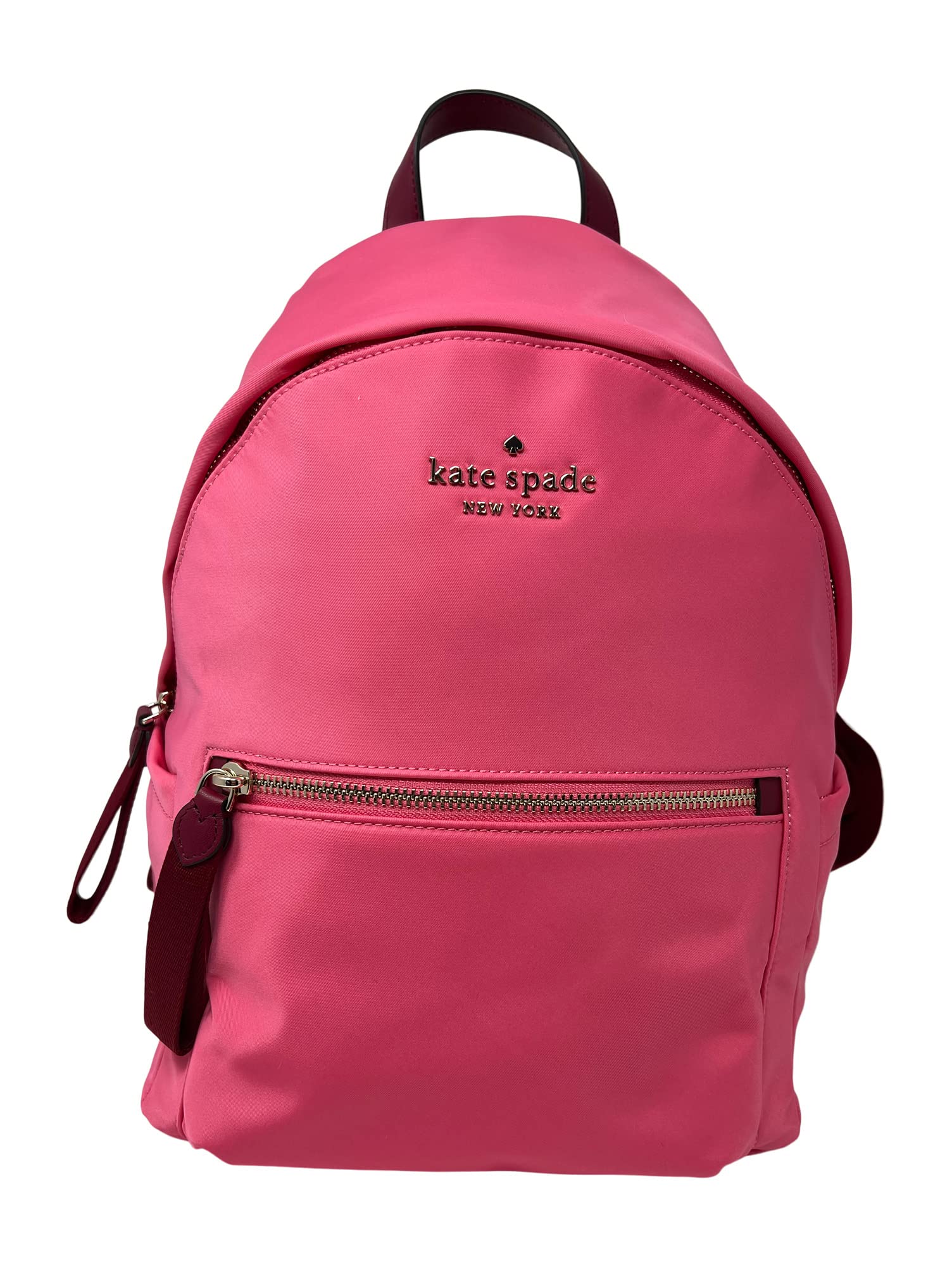 Kate Spade New York Chelsea Medium Nylon Backpack, Deep Dahlia (WKR00556-651)