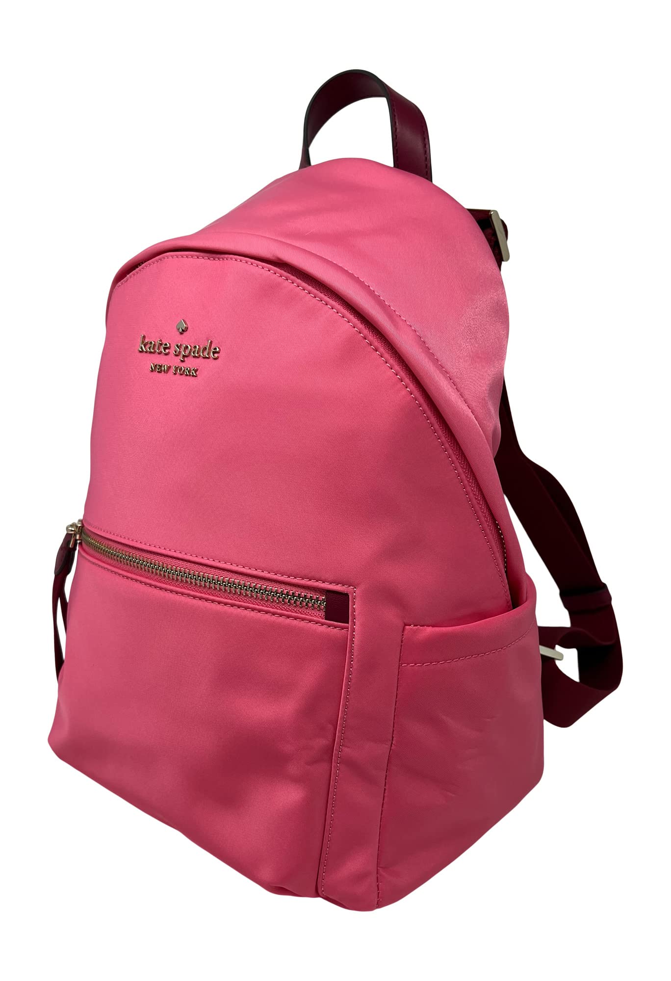 Kate Spade New York Chelsea Medium Nylon Backpack, Deep Dahlia (WKR00556-651)