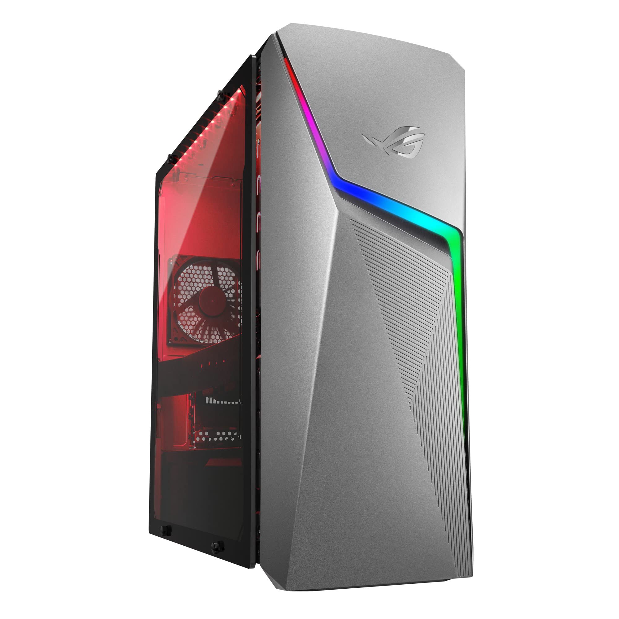 ASUS ROG Gaming Desktop, AMD Ryzen 5 3600X Processor, NVIDIA GeForce GTX 1660Ti, 64GB RAM, 2TB SSD Wi-Fi, Bluetooth, Windows 10, Bundle with JAWFOAL