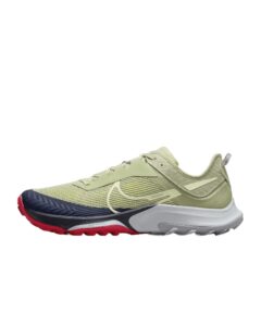 nike men's air zoom terra kiger 8 trail running shoe, olive aura/citron mint, 10 m us, green