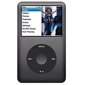 m-player compatible with mp3/mp4 - apple ipod classic 160gb (black) (renewed)