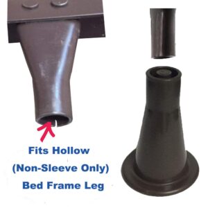 Plastic Bed Frame Feet That Replace Wheels. Easy to Install. Sturdy Bed Feet for Bed Frame. Set of 6 Bed Frame Feet Replacement