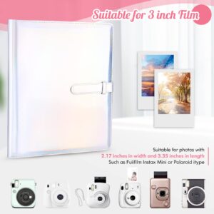 Ablus 360 Pockets Photo Album for Polaroid Snap Touch Zip Mint Cameras Printers, Fujifilm Instax Mini 12 11 9 8+ 8 7S LiPlay Instant Camera Film Printer (Brown)
